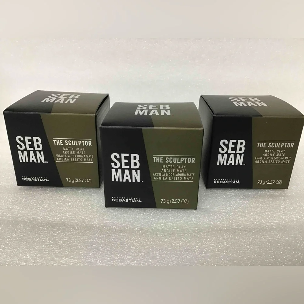Sebastian Seb-Man The Sculptor Matte Clay lot of 3 NWT